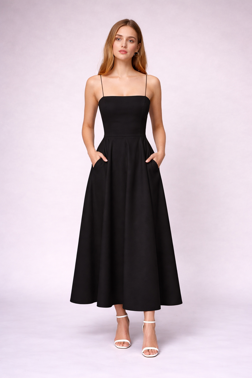 Scarlet Flow Flared Dress